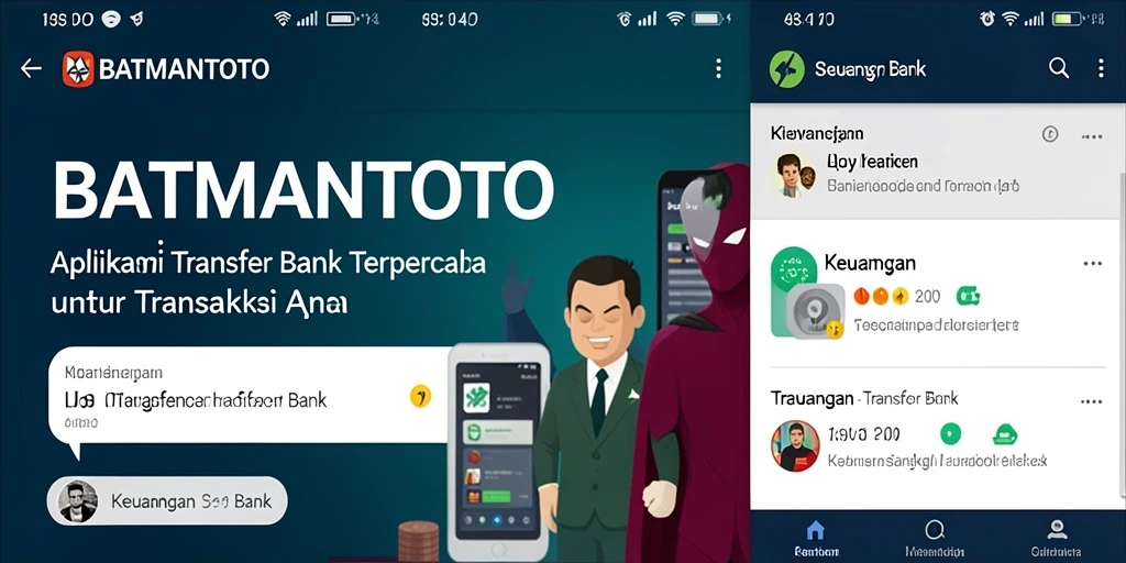 Antarmuka BATMANTOTO yang sederhana dan efektif untuk transaksi bank.