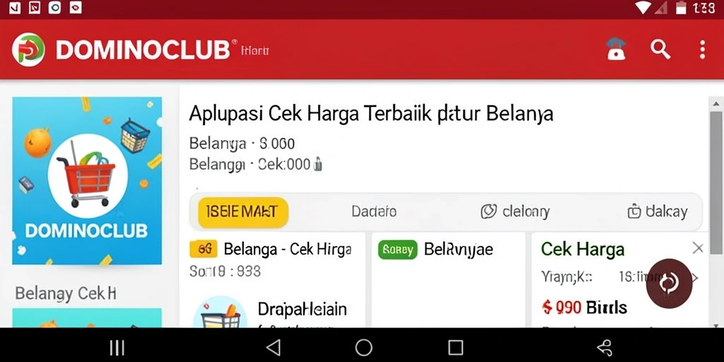 Tampilan antarmuka DOMINOCLUB yang intuitif dan fungsional.