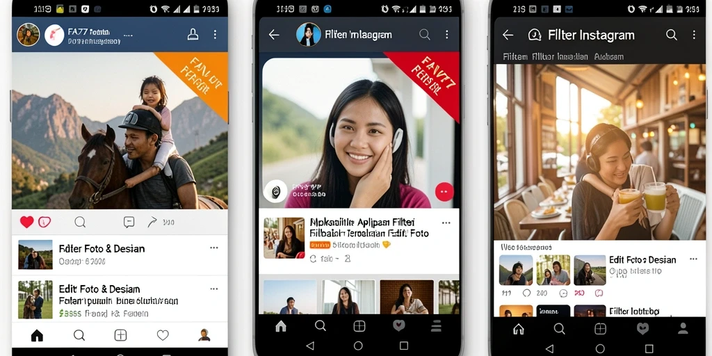 Tampilan antarmuka FAV77 yang simpel dan fungsional untuk edit foto.