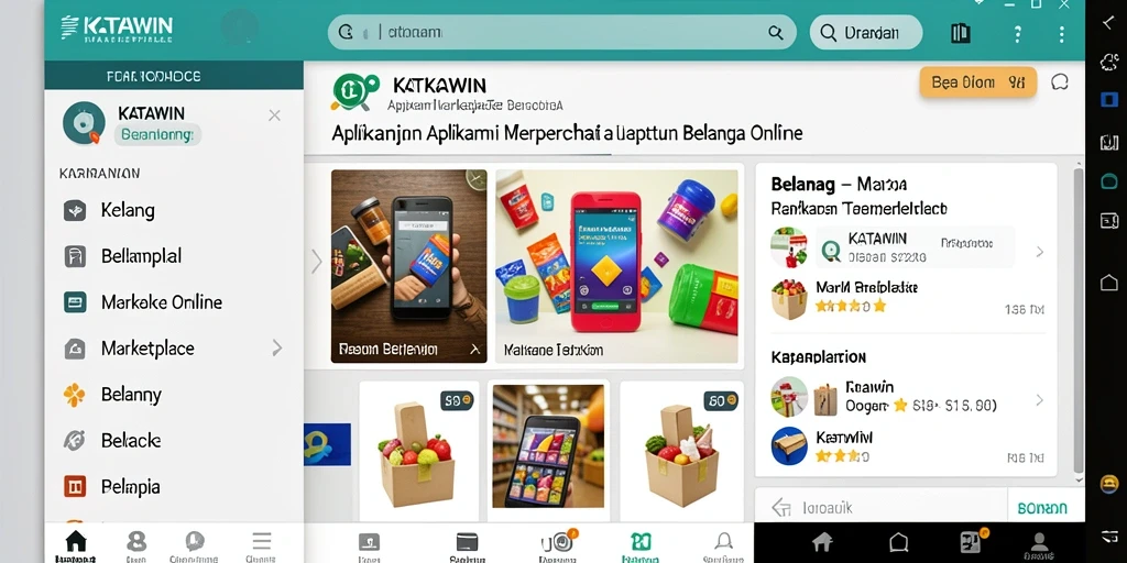 Tampilan antarmuka KATAWIN yang menarik dan fungsional.