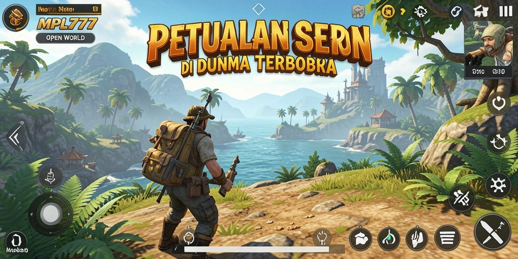 Tampilan antarmuka dan fungsi menarik dari MPL777 dalam game Open World.