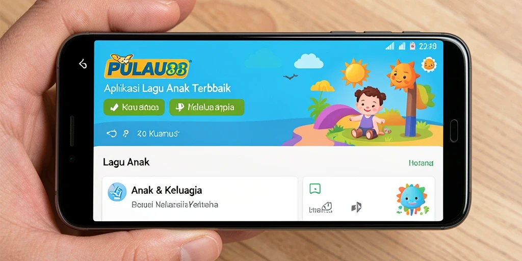 Tampilan antarmuka PULAU88 yang menarik dan ramah anak.