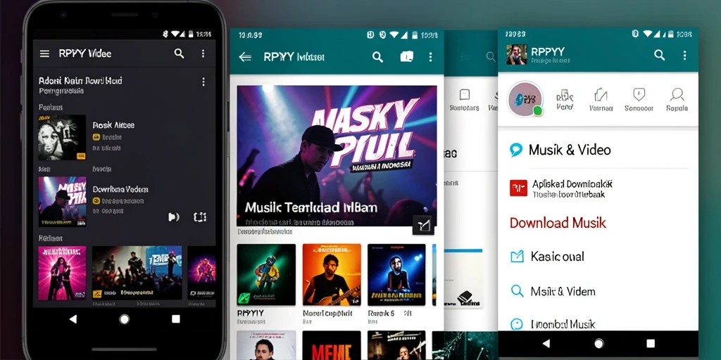 Antarmuka RPYYY yang sederhana dan mudah digunakan untuk Download Musik.